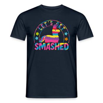 Faisons smashed Pinata - T-shirt homme - marine - Devant - AI Model Male 178 light (178cm)