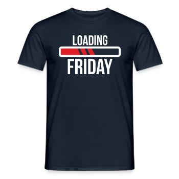 Loading Friday Finally weekend - Men's T-Shirt - navy - Front - AI Model Male 178 light (178cm)