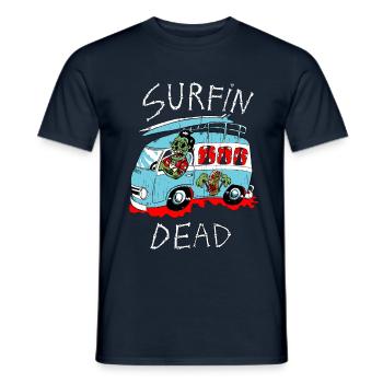 kombi zombie - Männer T-Shirt - Navy - Vorne - AI Model Male 178 light (178cm)