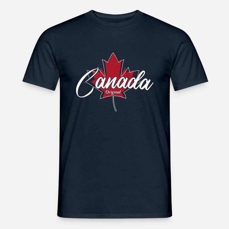 Canada Original Leaf - Männer T-Shirt - Navy