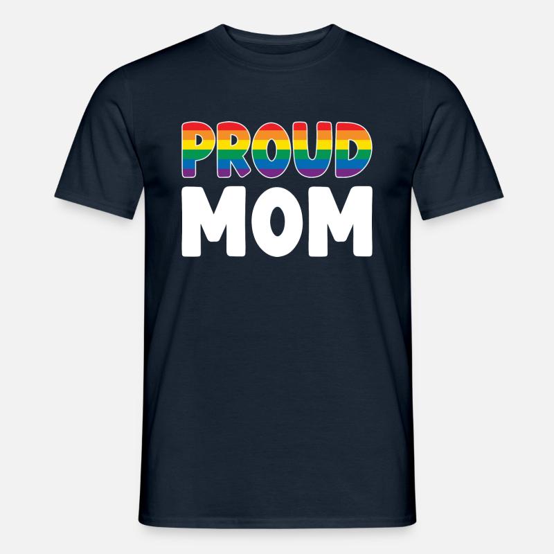 Stolze Mutter LGBT - Männer T-Shirt - Navy