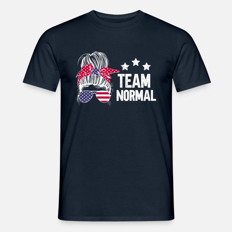 Team Normal - Männer T-Shirt - Navy