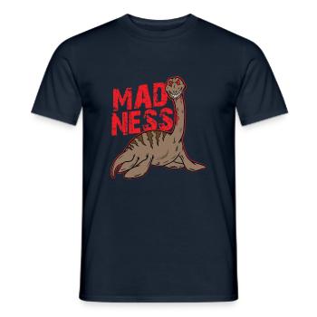 Loch Ness Monster Nessi Madness - Männer T-Shirt - Navy - Vorne - AI Model Male 178 light (178cm)