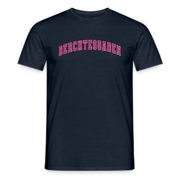 College Berchtesgaden - Männer T-Shirt - Navy - Vorne - AI Model Male 178 light (178cm)