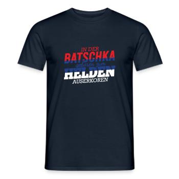 Serbien In der Batschka geboren zum Helden auserko - Männer T-Shirt - Navy - Vorne - AI Model Male 178 light (178cm)