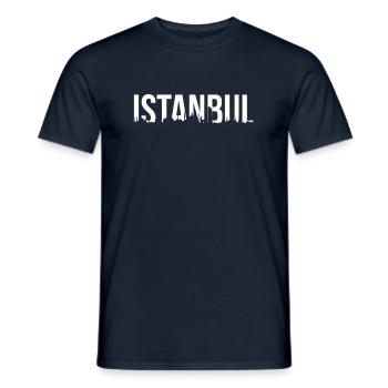Istanbul Skyline Shirt Türkei - Männer T-Shirt - Navy - Vorne - AI Model Male 178 light (178cm)