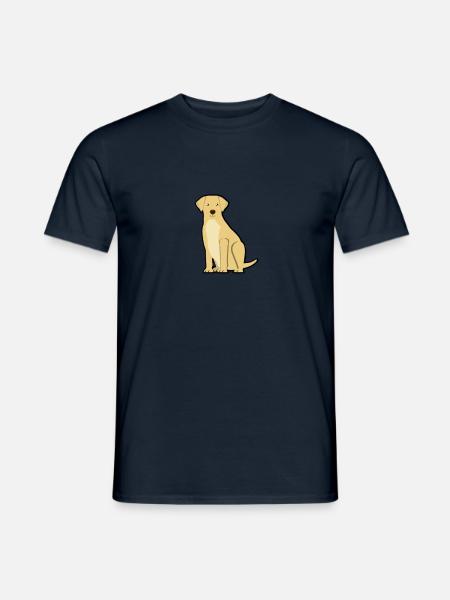 Labrador dog - Men's T-Shirt - navy