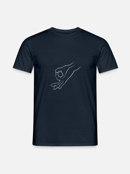 Reingeguckt - Männer T-Shirt - Navy