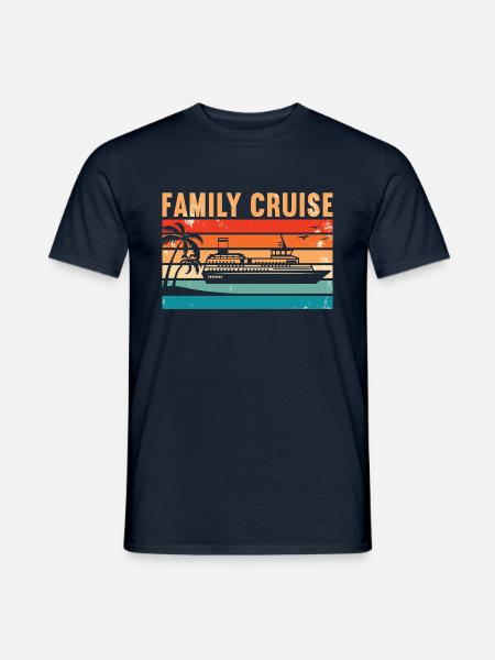 Family Cruise - Men's T-Shirt - navy