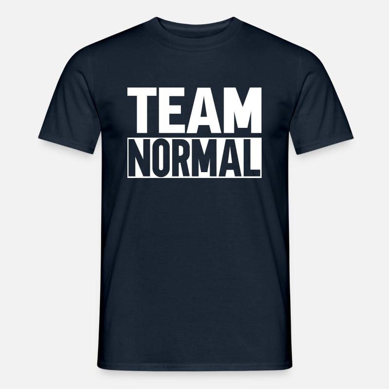 Team Normal - Männer T-Shirt - Navy
