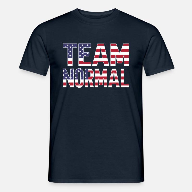 Team Normal - Männer T-Shirt - Navy