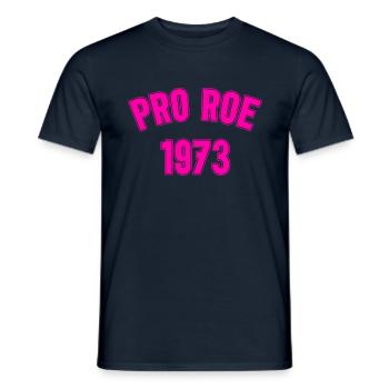 1973 Pro Roe - T-shirt homme - marine - Devant - AI Model Male 178 light (178cm)
