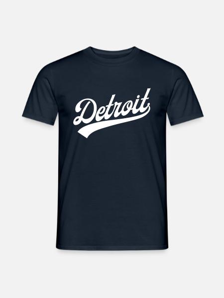 Detroit - Men's T-Shirt - navy