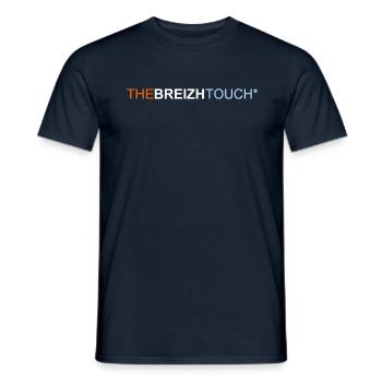 the Breizh touch* - T-shirt homme - marine - Devant - AI Model Male 178 light (178cm)
