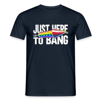 LGBT - Männer T-Shirt - Navy - Vorne - AI Model Male 178 light (178cm)