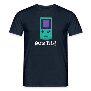 90's Kid - Männer T-Shirt - Navy - Vorne - AI Model Male 178 light (178cm)