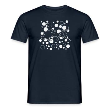 Diving - Männer T-Shirt - Navy - Vorne - AI Model Male 178 light (178cm)