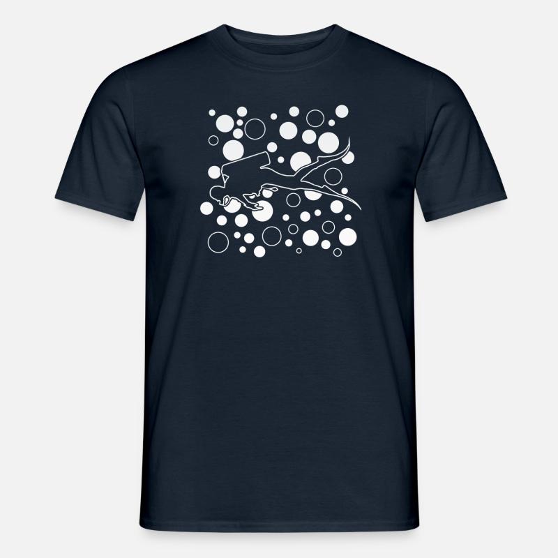 Diving - Männer T-Shirt - Navy