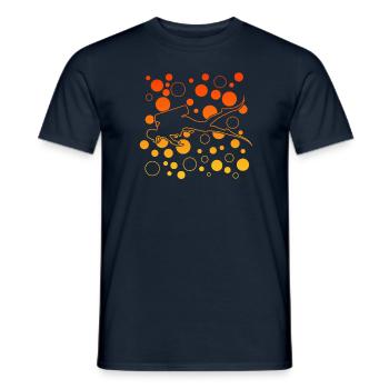 scuba diving - Männer T-Shirt - Navy - Vorne - AI Model Male 178 light (178cm)