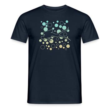 diving scuba diver - Männer T-Shirt - Navy - Vorne - AI Model Male 178 light (178cm)