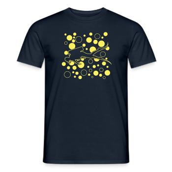 diving tauchen - Männer T-Shirt - Navy - Vorne - AI Model Male 178 light (178cm)
