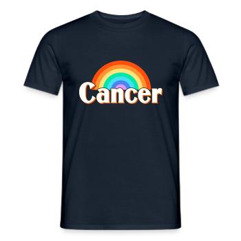 Sternzeichen Krebs - Männer T-Shirt - Navy - Vorne - AI Model Male 178 light (178cm)