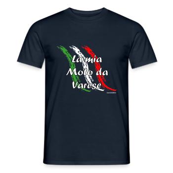 la_mia_moto_varese_white - Men's T-Shirt - navy - Front - AI Model Male 178 light (178cm)