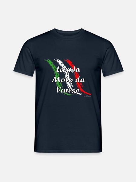 la_mia_moto_varese_white - Men's T-Shirt - navy