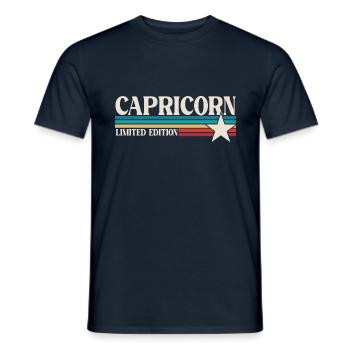 Zodiac sign Capricorn - Men's T-Shirt - navy - Front - AI Model Male 178 light (178cm)
