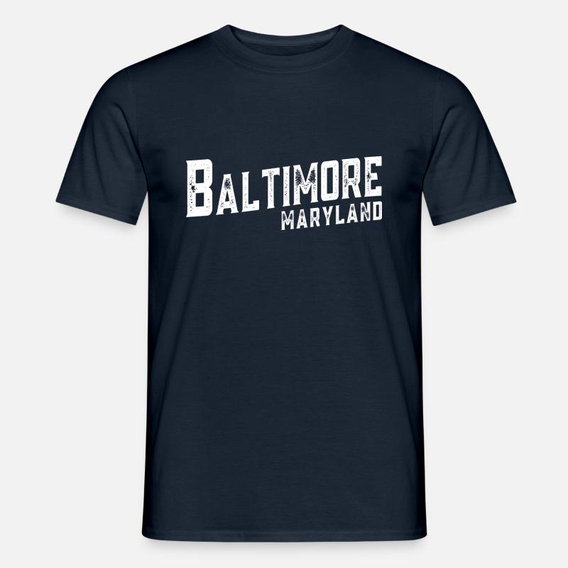 Baltimore - Männer T-Shirt - Navy