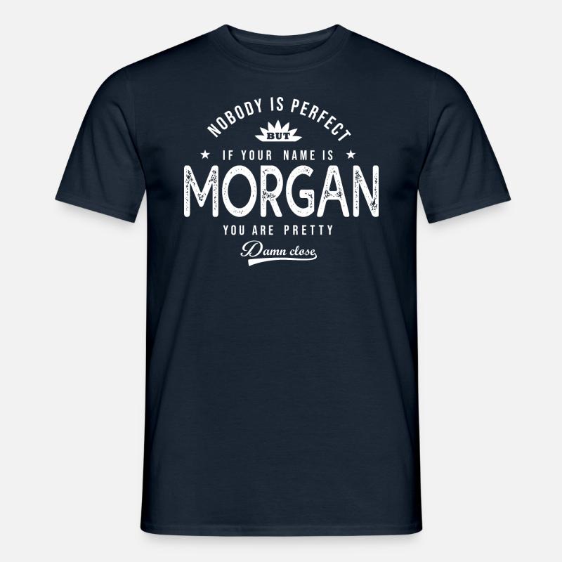 Morgan personalized gift first name morgan - Men’s T-shirt - navy