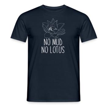 Lotus - T-shirt homme - marine - Devant - AI Model Male 178 light (178cm)