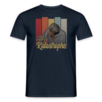 Alter Katastrophe - lustiger Spruch vintage retro - Männer T-Shirt - Navy - Vorne - AI Model Male 178 light (178cm)