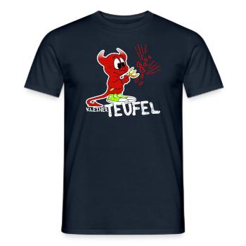 Kleiner Teufel - Männer T-Shirt - Navy - Vorne - AI Model Male 178 light (178cm)
