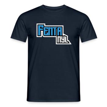 Fentanyl Anästhesie Narkose Rettungsdienst - Männer T-Shirt - Navy - Vorne - AI Model Male 178 light (178cm)