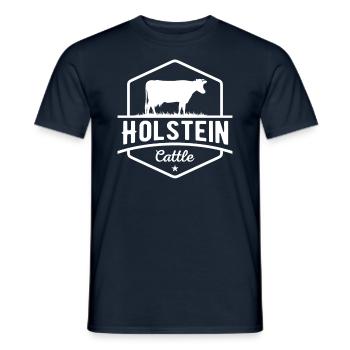 Holstein Rancher Holstein Kuh - Männer T-Shirt - Navy - Vorne - AI Model Male 178 light (178cm)