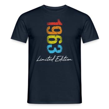 Birthday 1963 Limited Edition Gift Used Cool - Men's T-Shirt - navy - Front - AI Model Male 178 light (178cm)