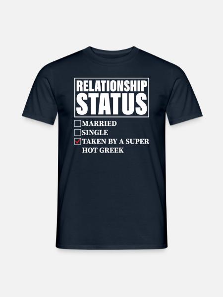 Taken from super hot Greek - Men's T-Shirt - navy