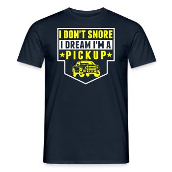 Je ne ronfle pas, je rêve, je me fais ramasser - T-shirt homme - marine - Devant - AI Model Male 178 light (178cm)