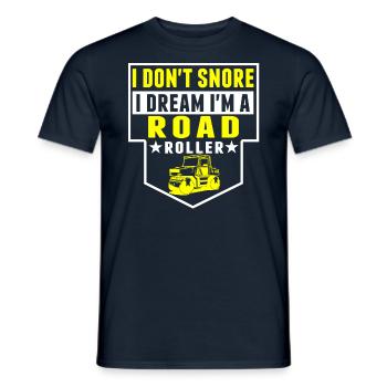 I Don't Snore, I Am Road Scooter - Men's T-Shirt - navy - Front - AI Model Male 178 light (178cm)