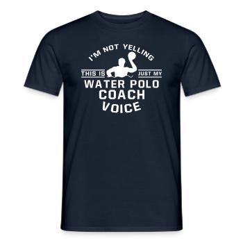 I Don't Scream - Water Polo Trainer - Men's T-Shirt - navy - Front - AI Model Male 178 light (178cm)