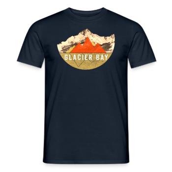 Vendanges - Parc national de Glacier Bay - T-shirt homme - marine - Devant - AI Model Male 178 light (178cm)