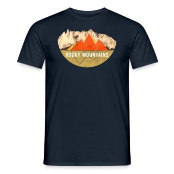 Vendanges - Parc national des - T-shirt homme - marine - Devant - AI Model Male 178 light (178cm)