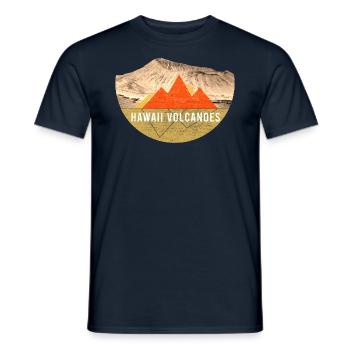 Grape Harvest - Hawaii Volcanoes National Park - Men's T-Shirt - navy - Front - AI Model Male 178 light (178cm)