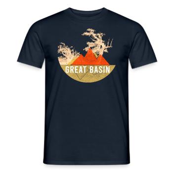 Vendanges - Parc National du Grand Bassin - T-shirt homme - marine - Devant - AI Model Male 178 light (178cm)