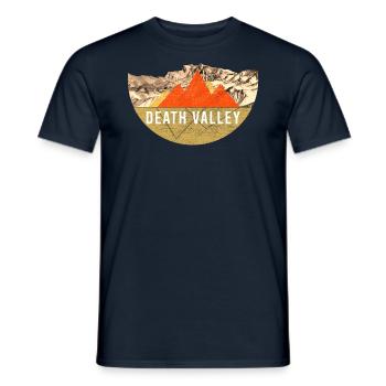 Vintage - Death Valley National Park - Men's T-Shirt - navy - Front - AI Model Male 178 light (178cm)
