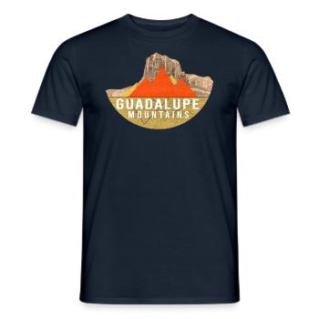 Grape Harvest - Guadalupe Mountain Park - Men's T-Shirt - navy - Front - AI Model Male 178 light (178cm)