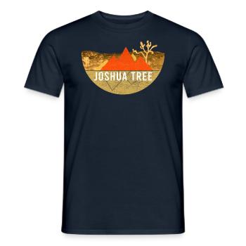 Vintage - Joshua Tree National Park - Men's T-Shirt - navy - Front - AI Model Male 178 light (178cm)