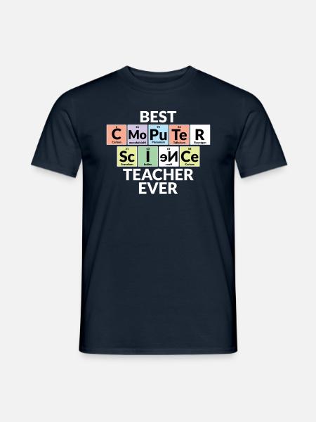 Bester Informatiklehrer Aller Zeiten - Männer T-Shirt - Navy