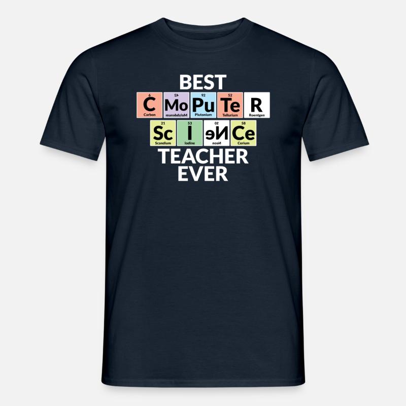 Bester Informatiklehrer Aller Zeiten - Männer T-Shirt - Navy